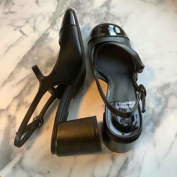 Jeffrey Campbell Glossy Black Maryjane Heels - Picture 9 of 13